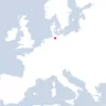 EU map Hamburg Germany location