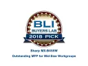 BLI Pick MX B455W award logo
