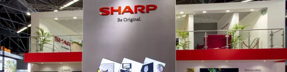 Sharp sign at ISE